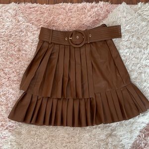 Zara Brown Skirt, Size XS, brand new